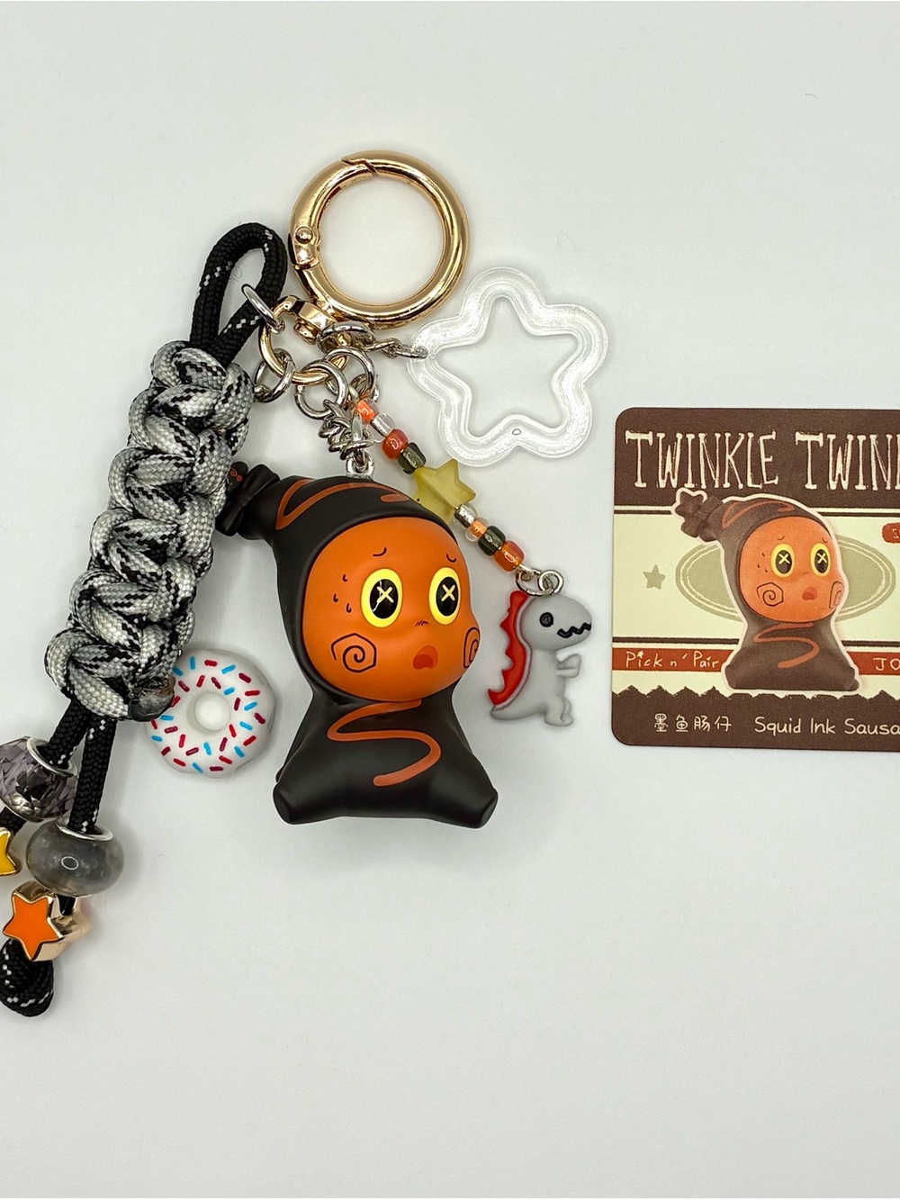 Twinkle Twinkle x Create Your Taste Bag Charm - Squid Ink Sausage